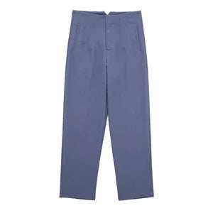 TRAFZA Women Elegant Solid Pencil Pants High Waist Pant For Women Casual Streetwear Woman Trousers Office Wear Chic Pant