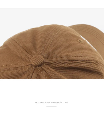 Men and Woman's Baseball Caps Adjustable Casual Embroidered 1989 New York American Cotton Sun Hats Unisex Solid Color Visor Hats