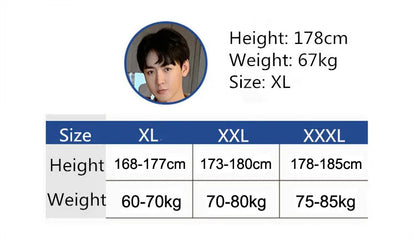 Men's Pajamas Set New in Single-breasted Long Sleeve Big Size Microfiber Pijama Male Home Clothes Winter Sleepwear For Sleeping